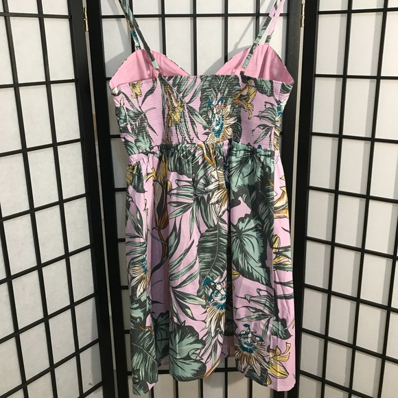 J. Crew Tropical Floral Dress Size Medium - Picture 4 of 8